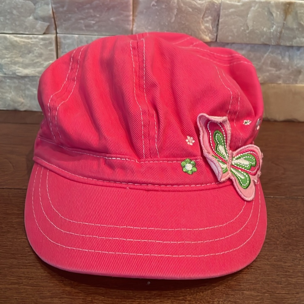 Pink summer hat - Picture 3 of 6